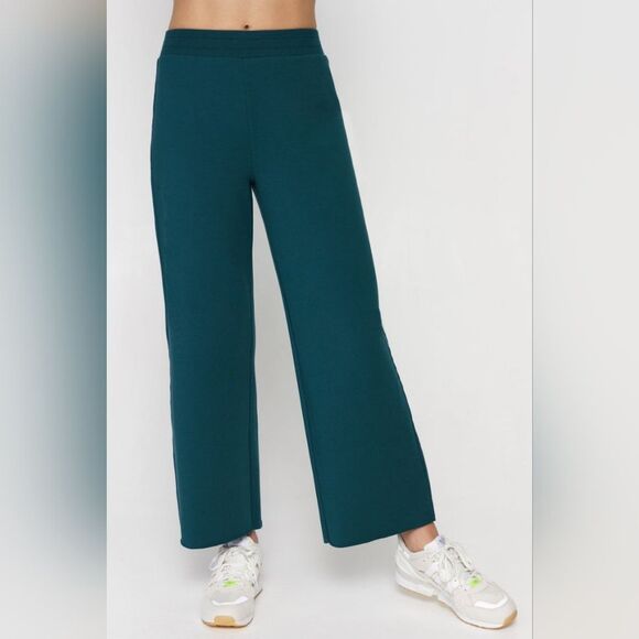 Spiritual Gangster Green Wide Leg Pants Sz Small Dark Green NEW! - Picture 3 of 13